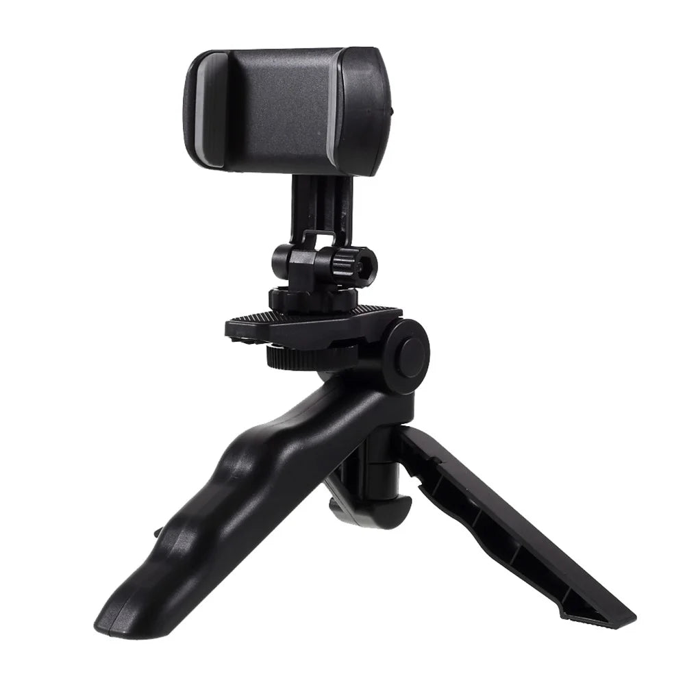 Mini Foldable 360° Rotating Desktop Tripod Mobile Phone Digital Camera Holder Bracket - 2
