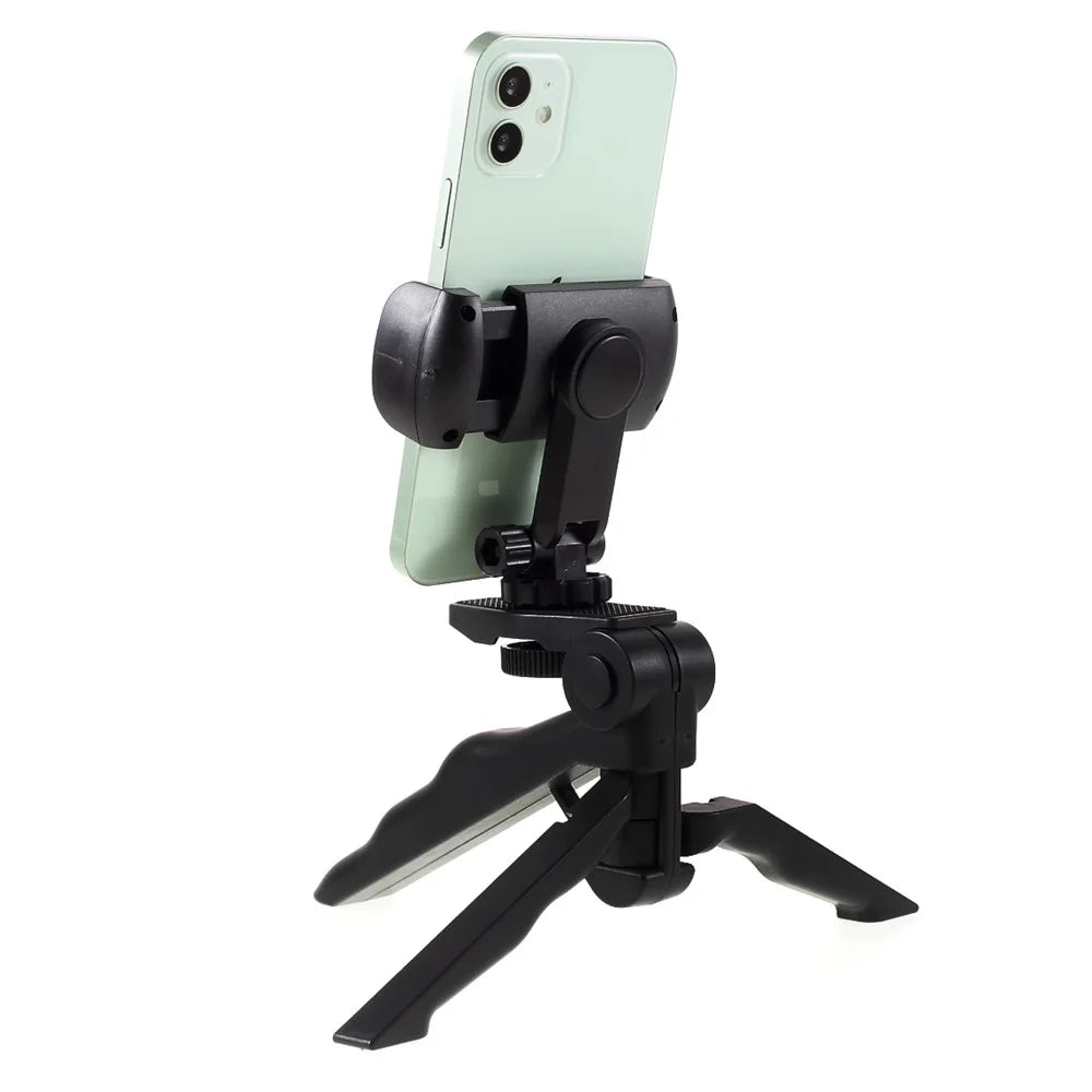 Mini Foldable 360° Rotating Desktop Tripod Mobile Phone Digital Camera Holder Bracket - 4