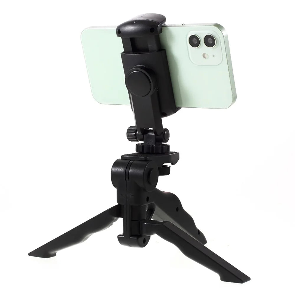 Mini Foldable 360° Rotating Desktop Tripod Mobile Phone Digital Camera Holder Bracket - 5