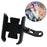 WUPP 360 Degree Aluminum Alloy Motorcycle Bike Rear Mirror Phone Holder GPS Stand Mount for 4-6.5 inch Phone - Black - 1