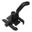 WUPP 360 Degree Aluminum Alloy Motorcycle Bike Rear Mirror Phone Holder GPS Stand Mount for 4-6.5 inch Phone - Black - 2