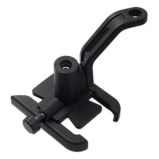 WUPP 360 Degree Aluminum Alloy Motorcycle Bike Rear Mirror Phone Holder GPS Stand Mount for 4-6.5 inch Phone - Black - 2