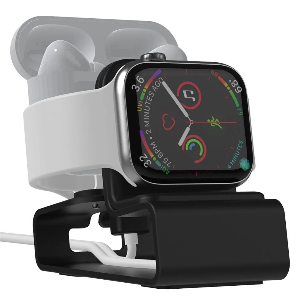 T065 Aluminium Alloy Charging Stand Dock Desktop Holder Bracket for Apple Watch AirPods Pro - 1