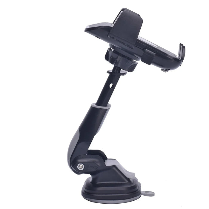 Car Dashboard Windshield Telescopic Long Arm Mobile Phone Holder Rotatable Suction Cup Bracket - Grey - 3