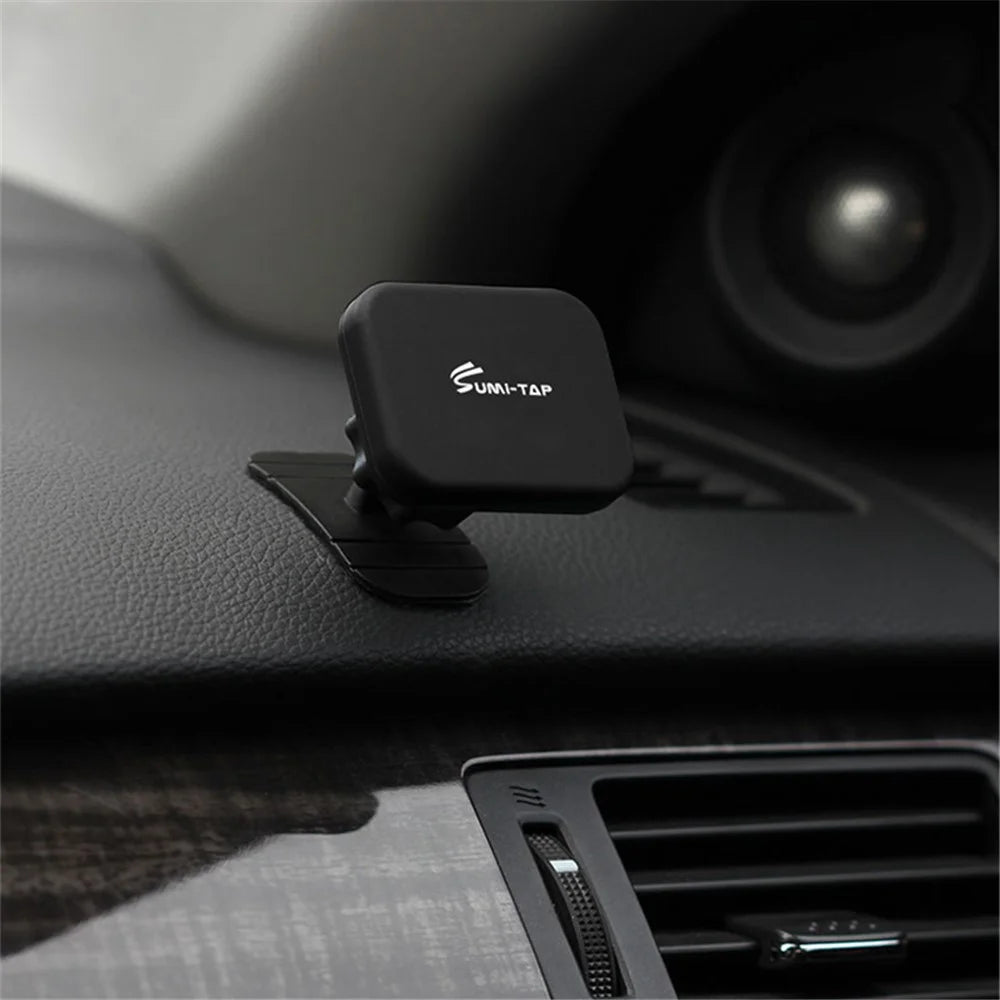 SUMI-TAP Magnetic Car Phone Holder Magnet Mount Mobile Phone Stand Bracket GPS Support - Black - 3