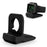 Silicone Base Phone Holder Charger Stand Charging Dock Station Bracket for Apple Watch - Black - 1
