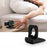 Silicone Base Phone Holder Charger Stand Charging Dock Station Bracket for Apple Watch - Black - 6