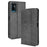 Retro Style PU Leather Flip Magnetic Stand Flip Protective Cover for ZTE Blade A71 - Black - 1