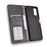 Retro Style PU Leather Flip Magnetic Stand Flip Protective Cover for ZTE Blade A71 - Black - 6