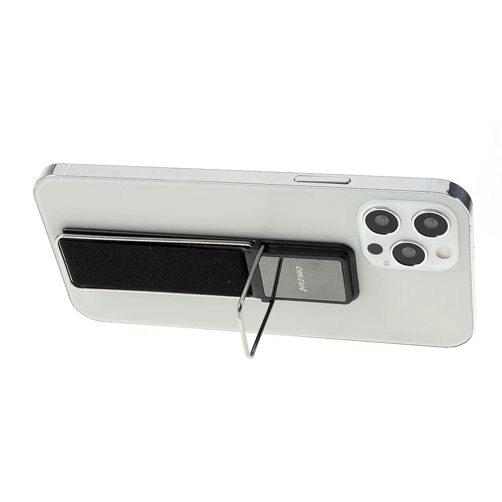 CMZWT CPS-030 Phone Holder Mount Finger Grip with Elastic Band for iPhone Samsung Xiaomi - Black - 5