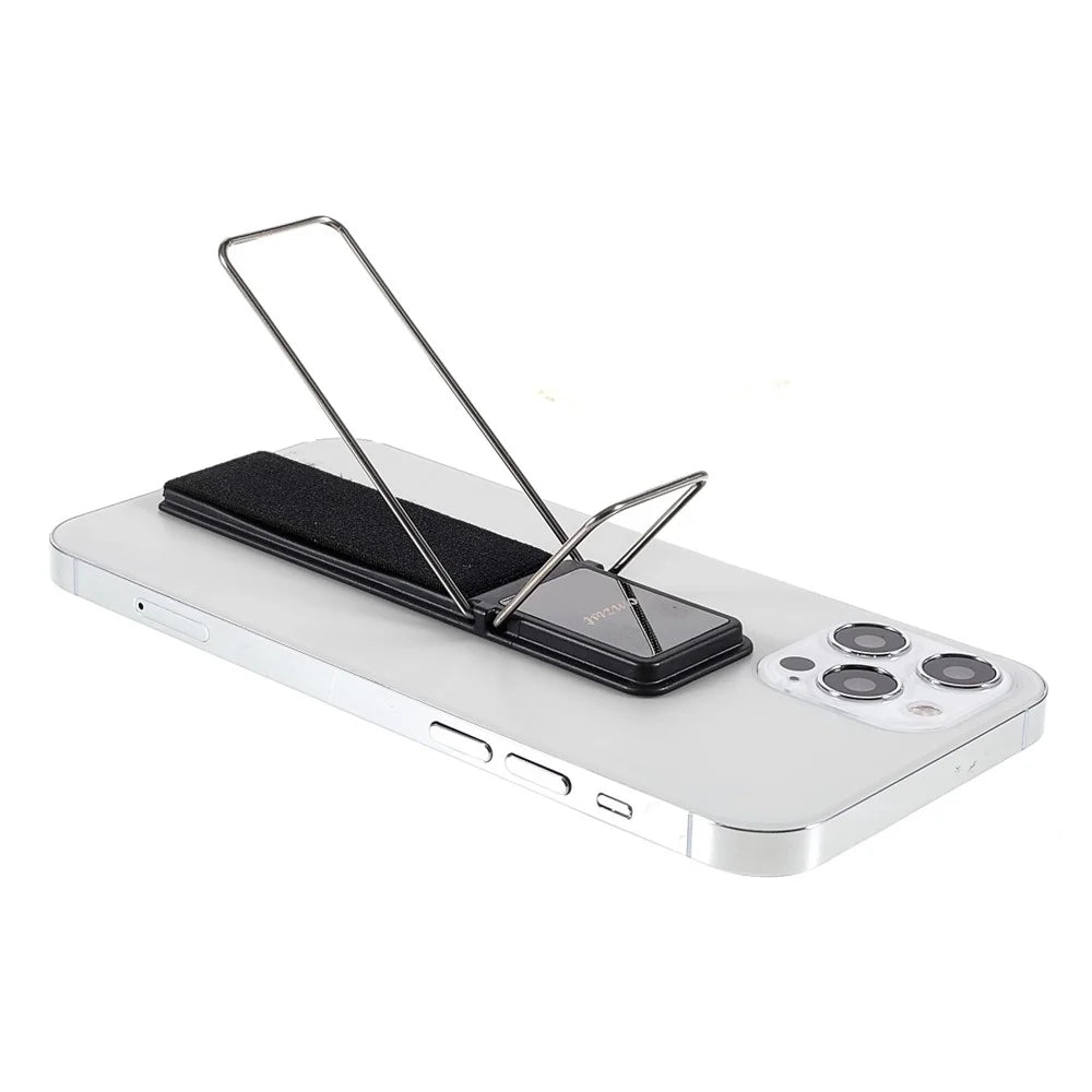 CMZWT CPS-030 Phone Holder Mount Finger Grip with Elastic Band for iPhone Samsung Xiaomi - Black - 6