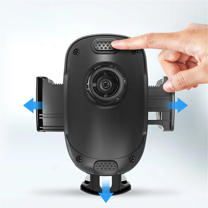 ZY-CD02 Car CD Slot Mount Automatic Lock 360° Rotation Phone Holder Stand - Black - 5