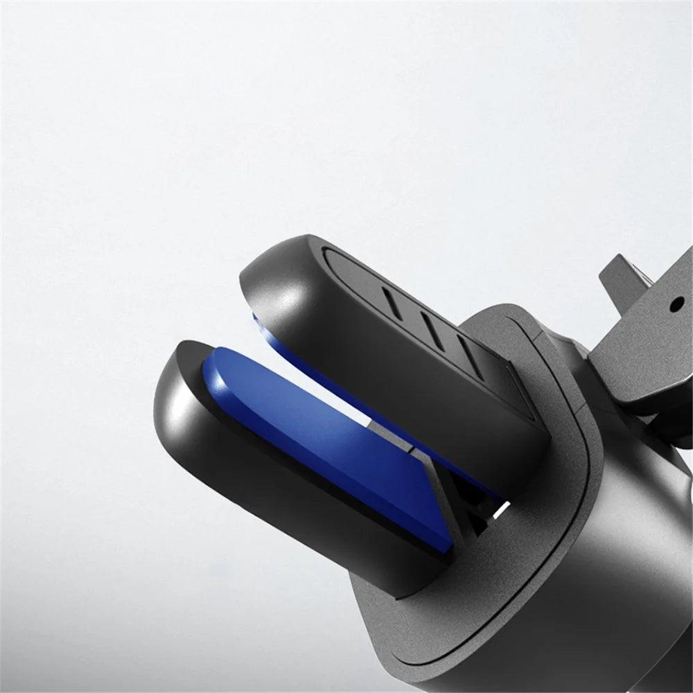 ZY-FK05 360° Rotation Car Air Vent Mount Stretchable Clip Bracket for 4-6.9inch Mobile Phones - Black - 3