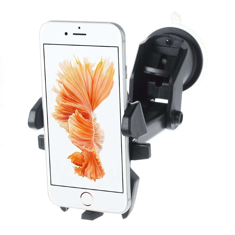 Long Neck Easy One-Touch Car Mount Holder for iPhone 6s / 6s Plus /Galaxy Note5, Width: 5.5-9cm - 2
