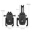 WEST BIKING MTB Bicycle Mobile Phone Holder Bike Rearview Mirror Mount Phone Stand Bracket - 6