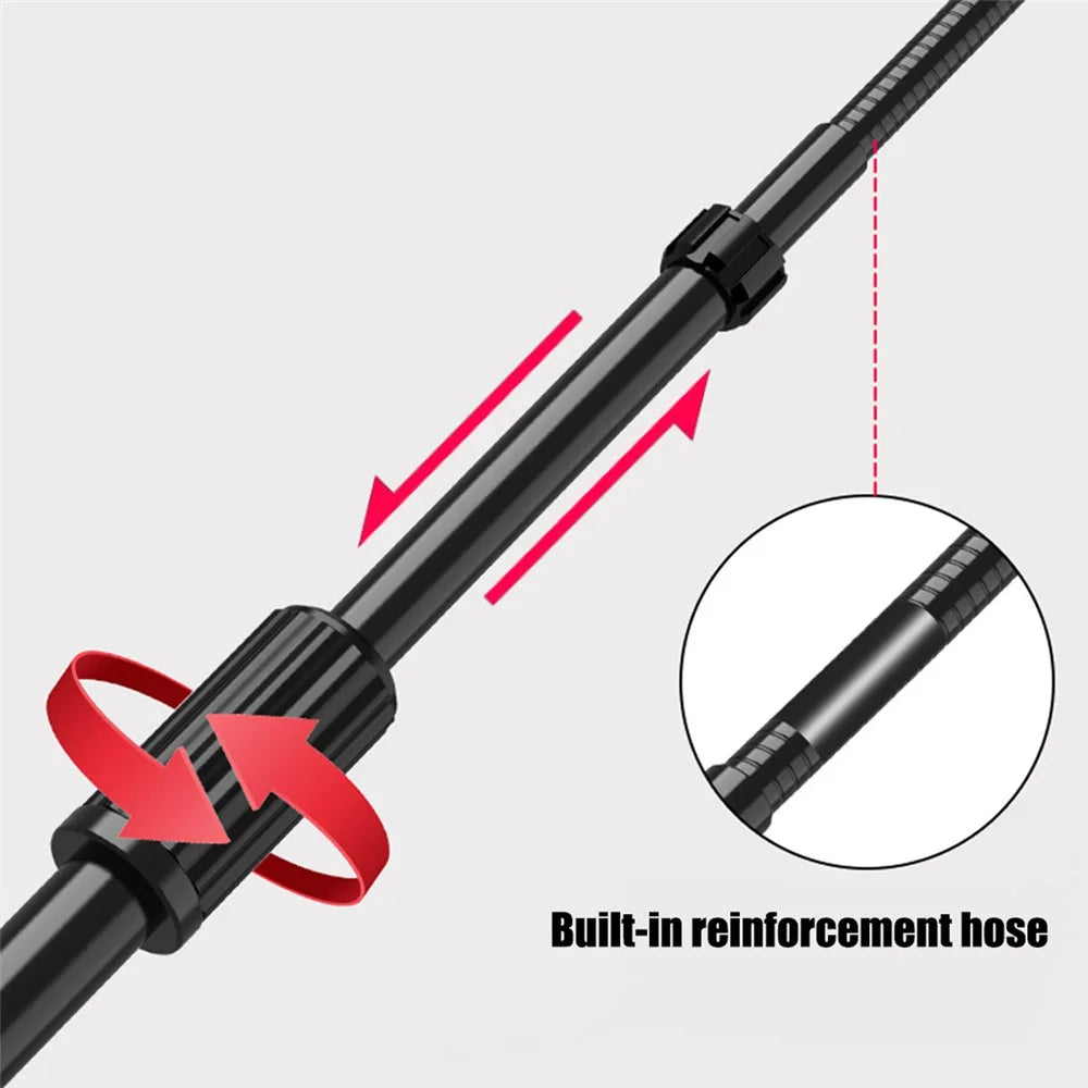 Universal Tablet Holder Floor Stand 3.5-10.5 inch Mobile Phone Tablet 360° Rotating Retractable Metal Tripod - 6