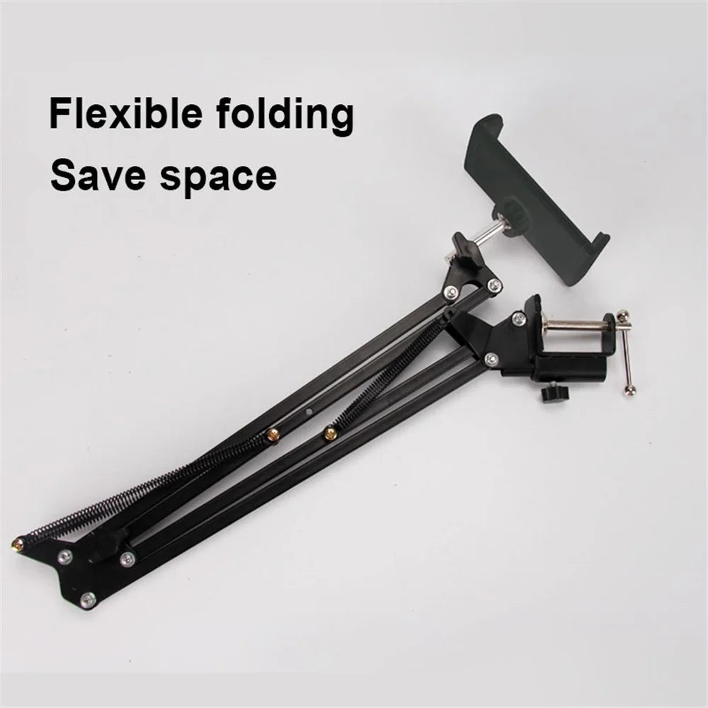 360 Degree Long Arm 3.5-10.6 inch Mobile Phone Tablet Holder Stand Bed Desktop Lazy Bracket - 4