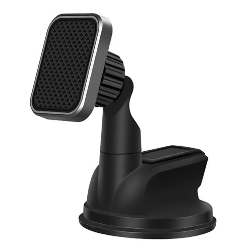 360 Degrees Rotary Magnetic Car Dashboard Windshield Phone Holder Suction Cup Bracket for iPhone Samsung GPS - Grey - 1