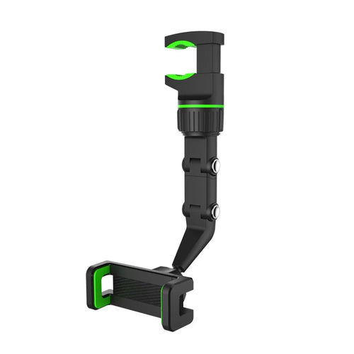 Multifunction Car Rearview Mirror Seat Back Mount Phone Holder Bracket Video Recording Stand Tool - 1