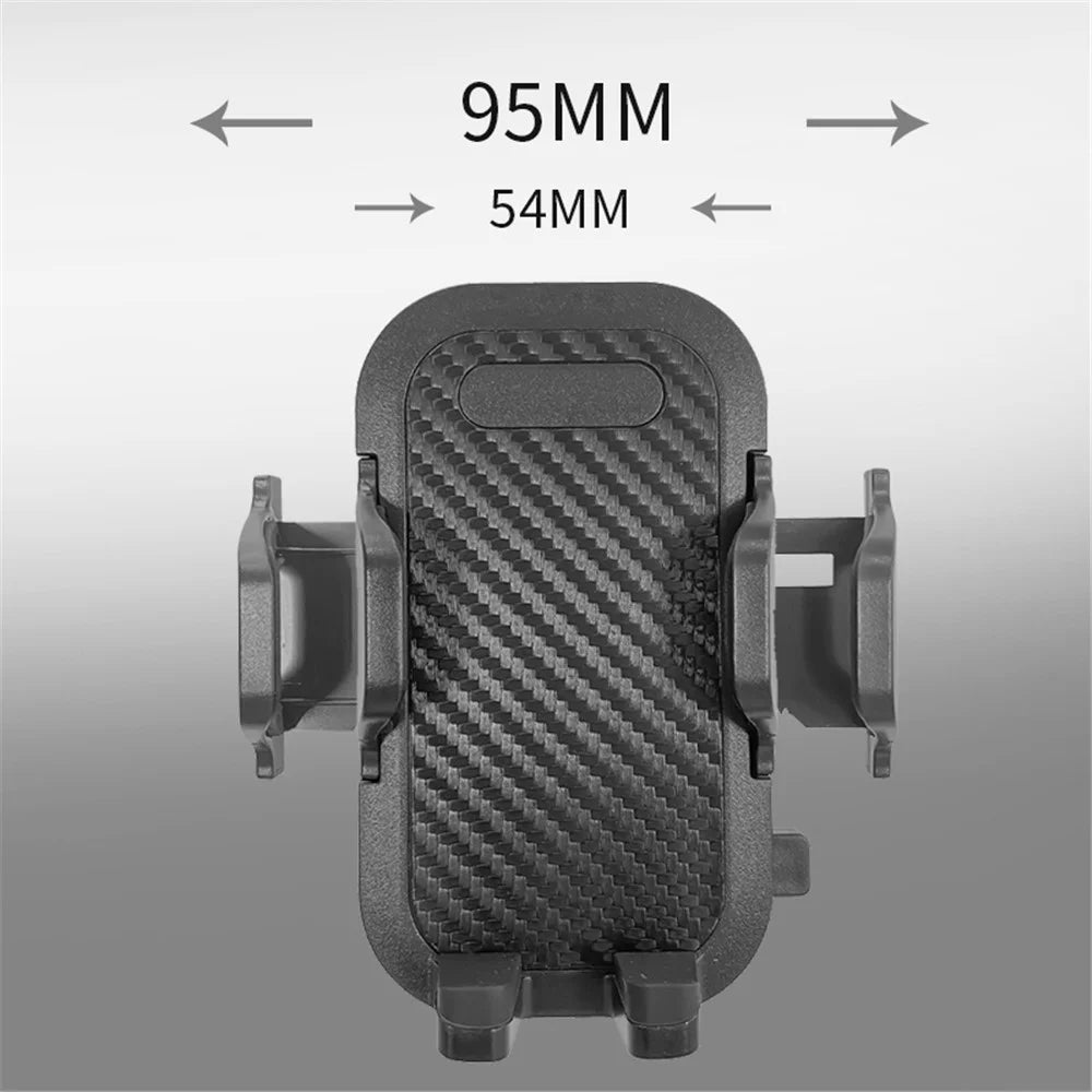 Universal Adjustable Soft Tube Rotatable Car Cup Holder 4.7-6.5 inch Dual Head Phone Mount Stand - 2