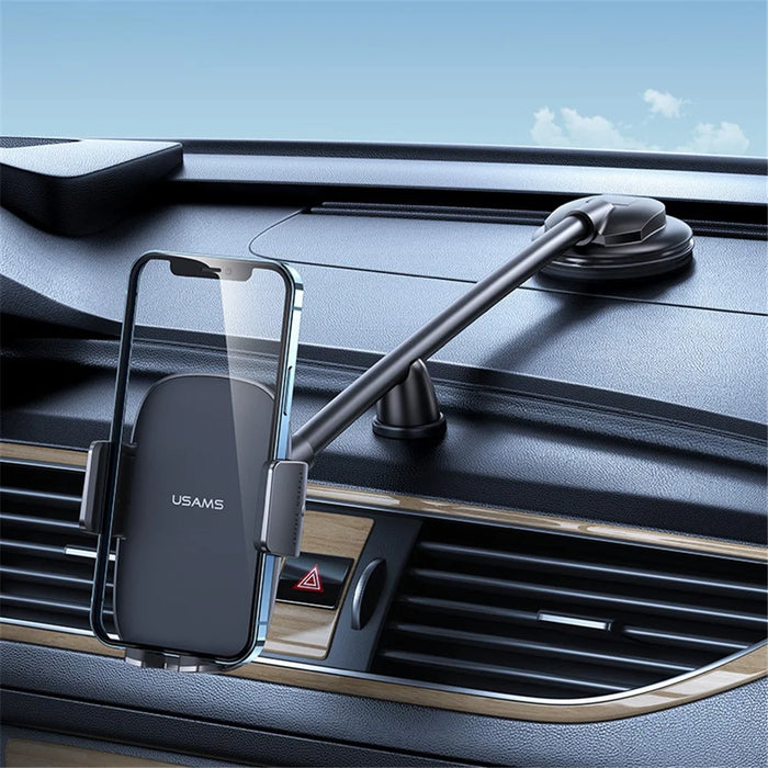 USAMS US-ZJ065 Car Center Console Windshield Mount Phone Holder Bracket - 3