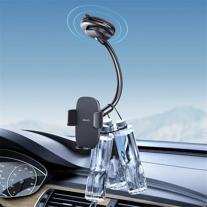 USAMS US-ZJ065 Car Center Console Windshield Mount Phone Holder Bracket - 4