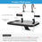 SHUNWEI SD-1502B Car Mount Laptop Stand Steering Wheel Tray Foldable Seat Back Desk for Food Eating Drink Notebook - 2