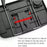 SHUNWEI SD-1502B Car Mount Laptop Stand Steering Wheel Tray Foldable Seat Back Desk for Food Eating Drink Notebook - 6