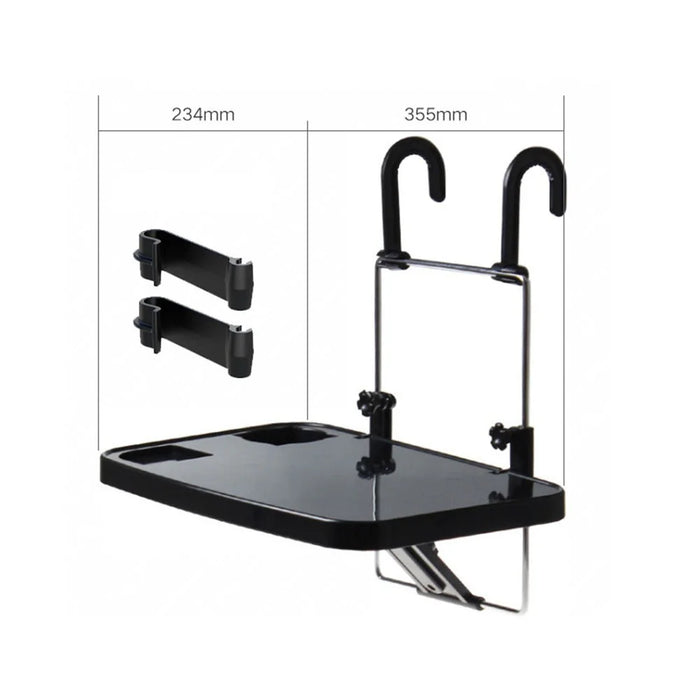 SHUNWEI SD-1502B Car Mount Laptop Stand Steering Wheel Tray Foldable Seat Back Desk for Food Eating Drink Notebook - 7