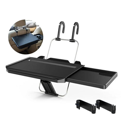 SHUNWEI SD-1508B Car Seat Mount Foldable Dining Tray with Drawer Steering Wheel Notebook Table - 1