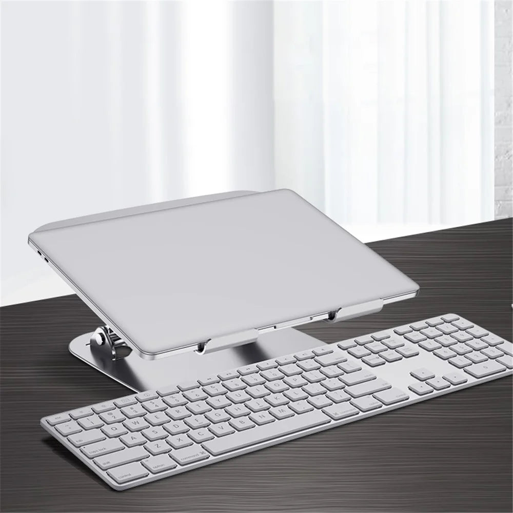 R-JUST HZ13 Aluminum Alloy Laptop Stand Mount Notebook Riser Bracket with Double Cooling Fan - 4