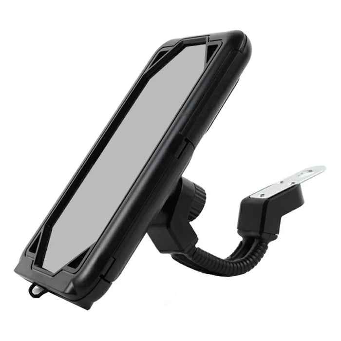 Electric Bicycle Motorcycle Rearview Mirror Mount Waterproof Phone Case Holder Stand - 1