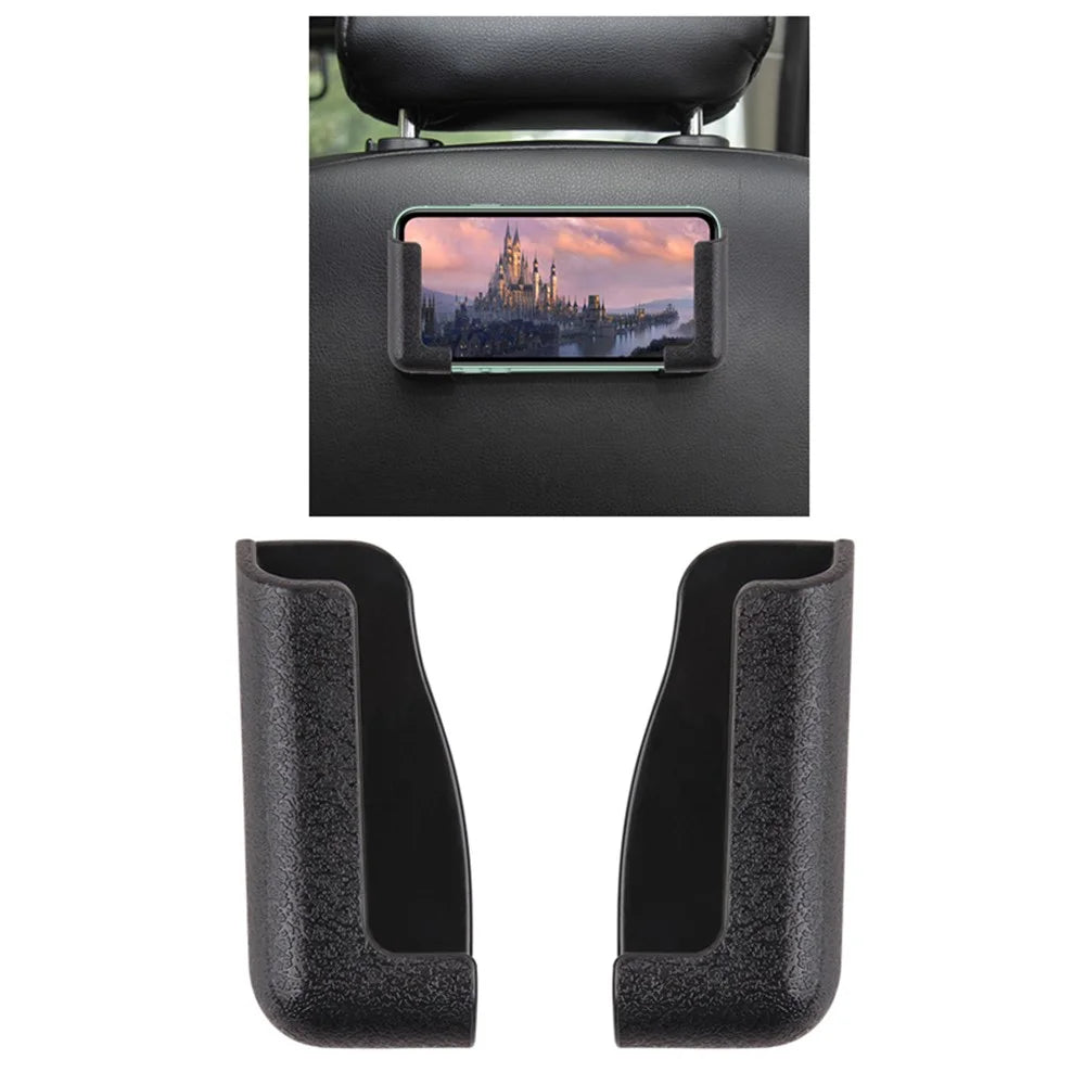 Universal Adhesive Car Phone Holder Stand Vehicle Mobile Phone Storage Box Organizer - 1