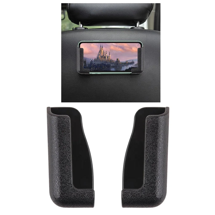 Universal Adhesive Car Phone Holder Stand Vehicle Mobile Phone Storage Box Organizer - 1