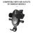 360 Degree Rotation Car Air Vent GPS Mount Mobile Phone Holder Gravity Auto Clamp Bracket - Black / Red - 7