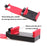 Car Phone Holder Steering Wheel Hanging Mount Mobile Phone GPS Clip Bracket - Red - 2