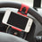 Car Phone Holder Steering Wheel Hanging Mount Mobile Phone GPS Clip Bracket - Red - 6