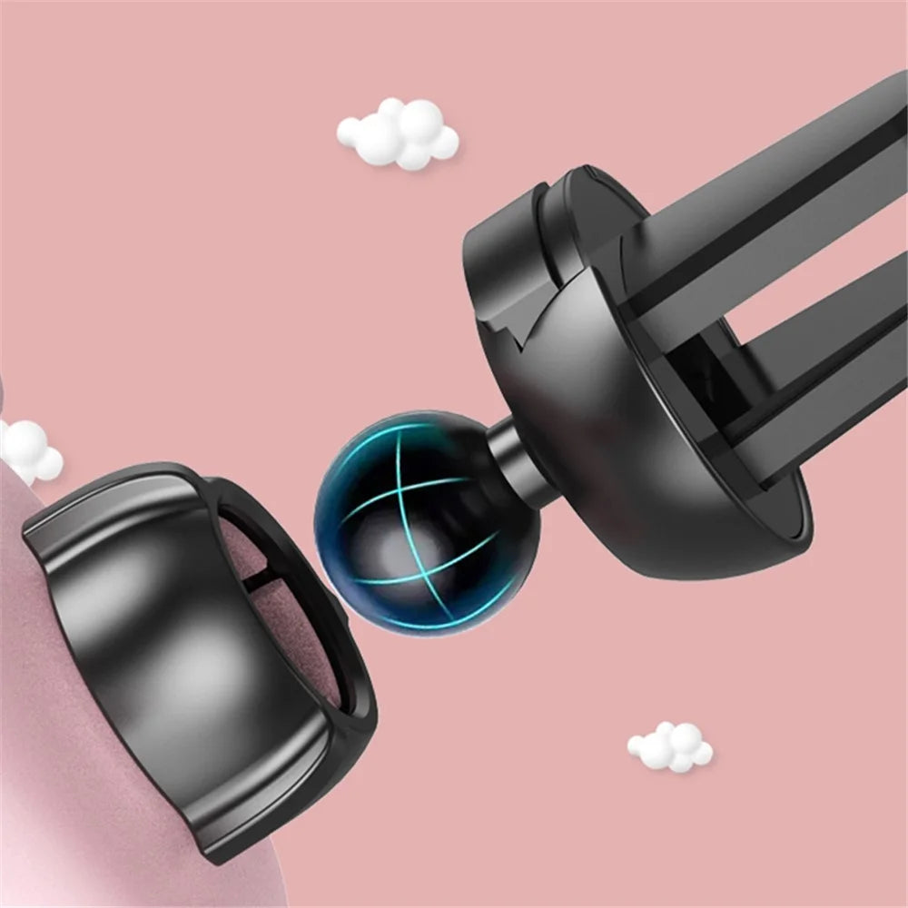 Creative Cartoon Style Car Mobile Phone Holder Air Vent Phone Mount for Universal Car - Cool Bear - 4