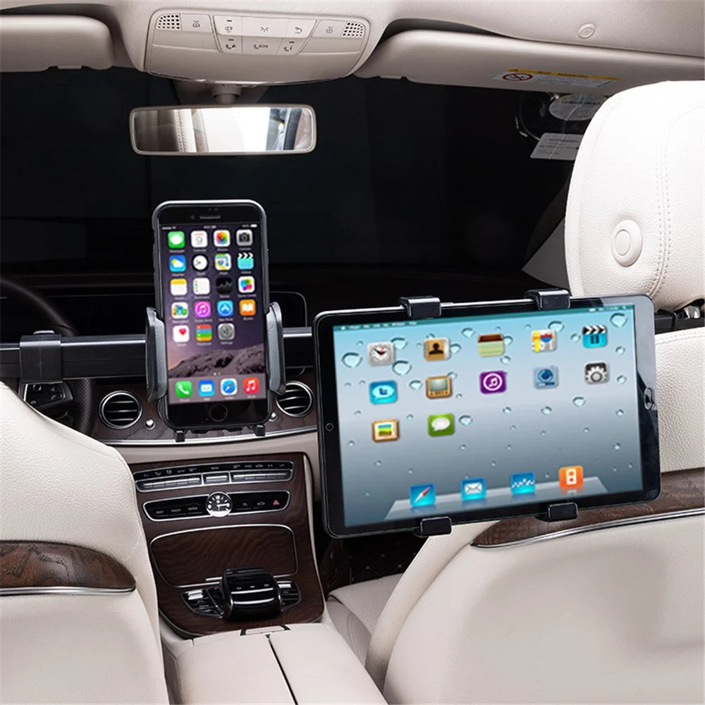 HD52/58 Universal Car Back Seat Headrest Retractable Phone Tablet Holder Bracket - 2