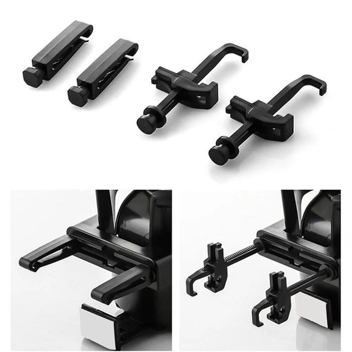 SB-1055 Multi-functional Car Air Vent Mount Drink Cup Holder Phone Bracket - Black/Red - 4
