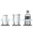 SB-1077 Car Vehicle Dual Cup Holder Water Bottle Drink Rack - Carbon Fiber Black/Silver Edge - 6