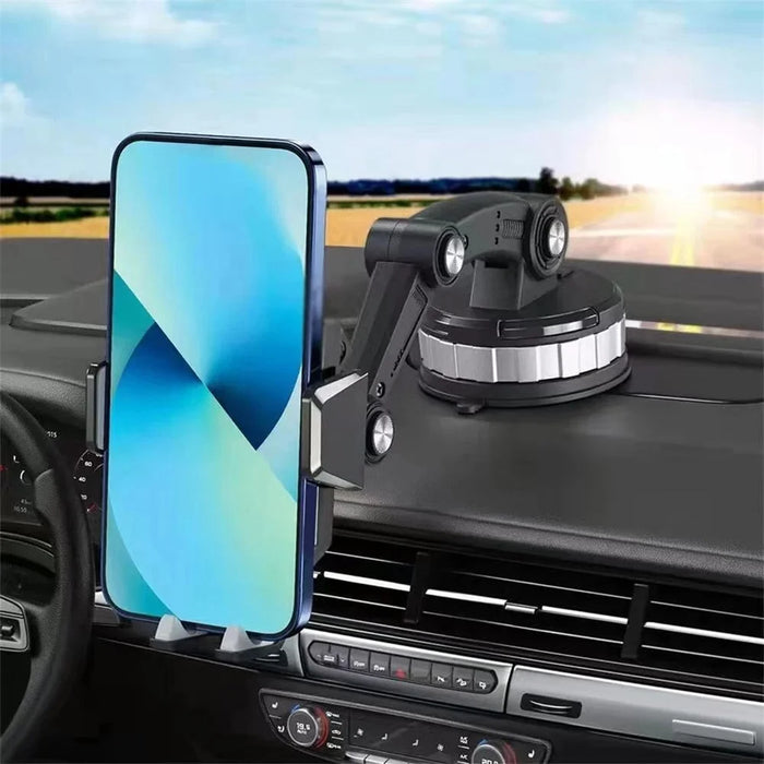 X-0566 Car Dashboard Windshield Adjustable Mobile Phone Holder Suction Cup Bracket - 2