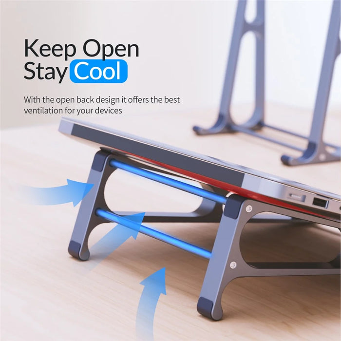 ORICO-MA15-GY-BPZ1 Desktop Notebook Stand Aluminum Laptop Riser Holder Bracket - 5