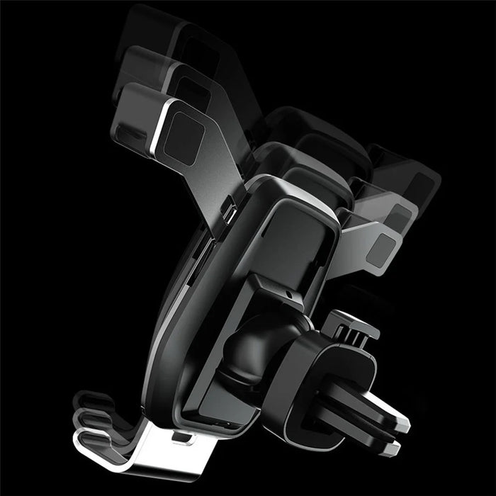 M1 Car Air Vent Outlet Mount 360 Degree Rotatable Gravity Phone Holder Stand Bracket - Black - 3