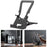 K323 Mini Desktop Multi-Angle Folding Mobile Phone Holder Hollow Tablet Stand - Black - 1