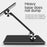 MT-134 Aluminum Alloy Adjustable Tablet Stand Desktop Anti-Slip Folding Tablet Holder - Grey - 5