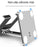 MT-134 Aluminum Alloy Adjustable Tablet Stand Desktop Anti-Slip Folding Tablet Holder - Grey - 7