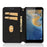 For ZTE Blade A31 Scratch-resistant Imprinted Pattern Cell Phone Case PU Leather + TPU Phone Cover - Black - 4