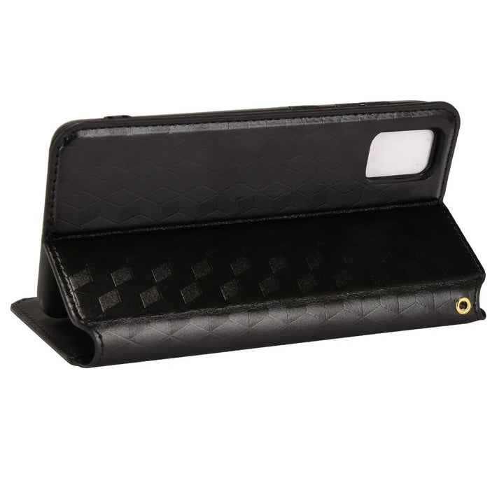 For ZTE Blade A31 Scratch-resistant Imprinted Pattern Cell Phone Case PU Leather + TPU Phone Cover - Black - 5
