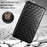For ZTE Blade A31 Scratch-resistant Imprinted Pattern Cell Phone Case PU Leather + TPU Phone Cover - Black - 7